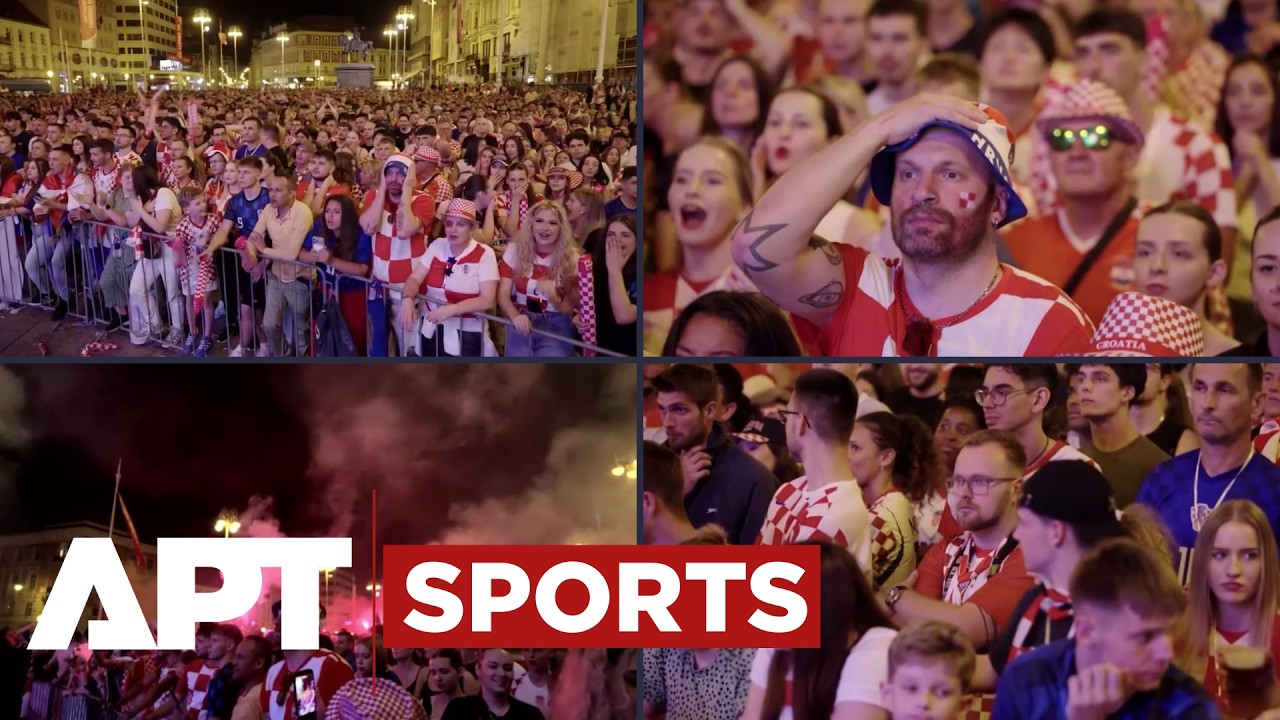 Croatia Fans React After Painful 4-2 Defeat to England at World Cup | APT