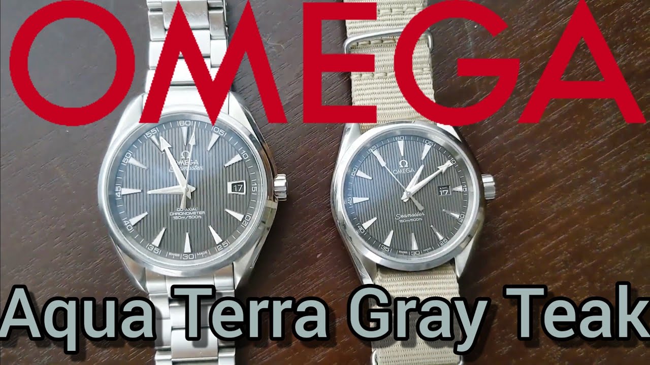 Omega Aqua Terra quartz gray teak dial: amazing value proposition. Get these watches while you can.
