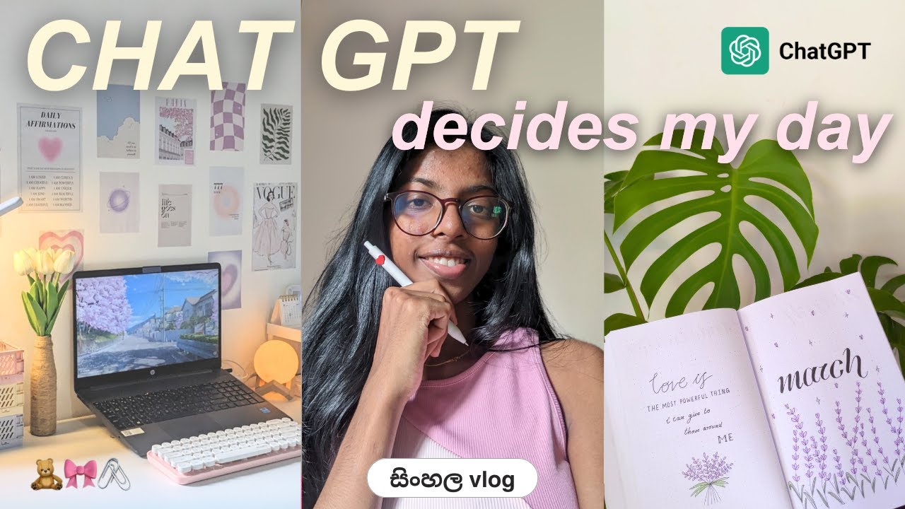 STUDY VLOG 📔🍃 ChatGPT එකට ඕන විදිහට පාඩම් වැඩ කරපු දවසක් 👀💗 
