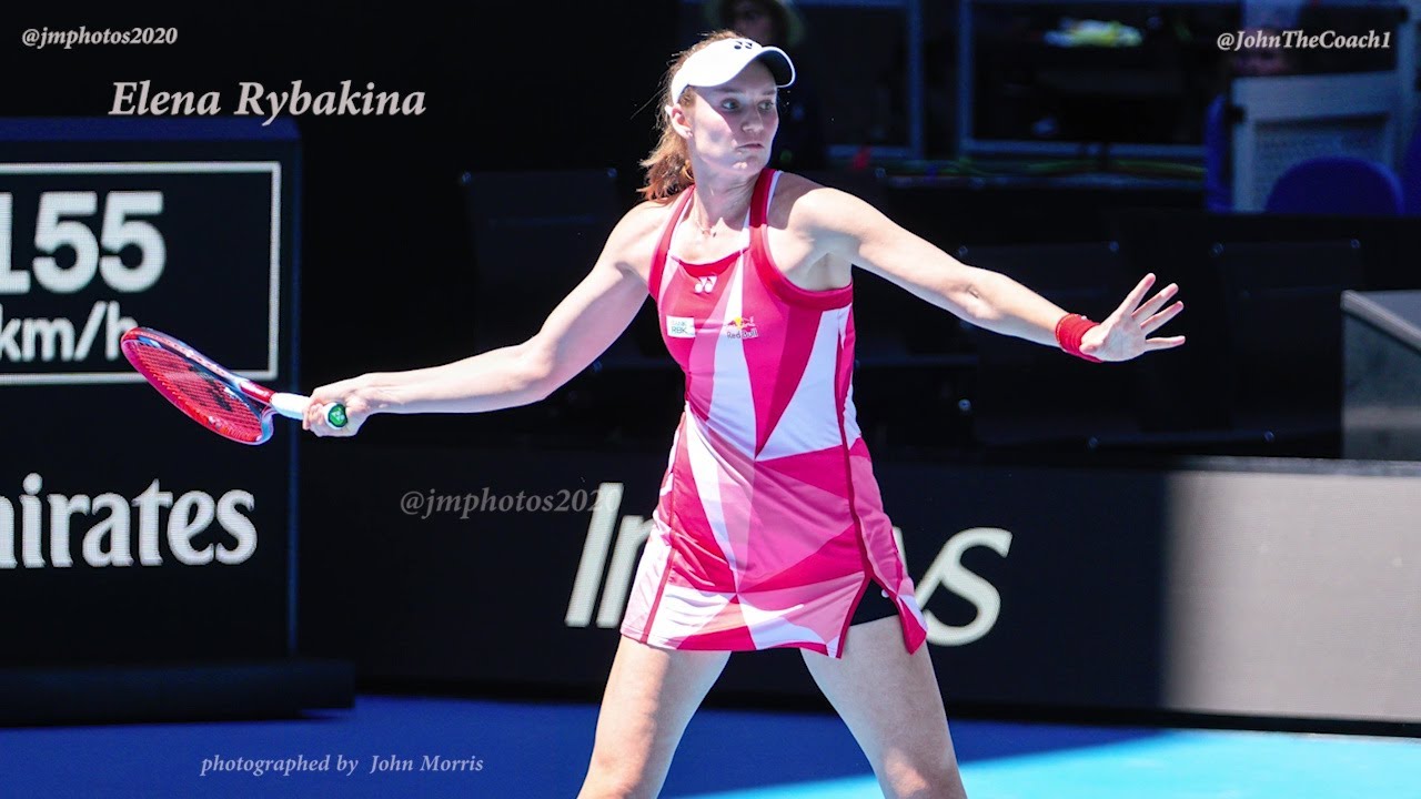 Tennis Action Photos  --    Elena Rybakina - Winner of the Aus Open 2026.