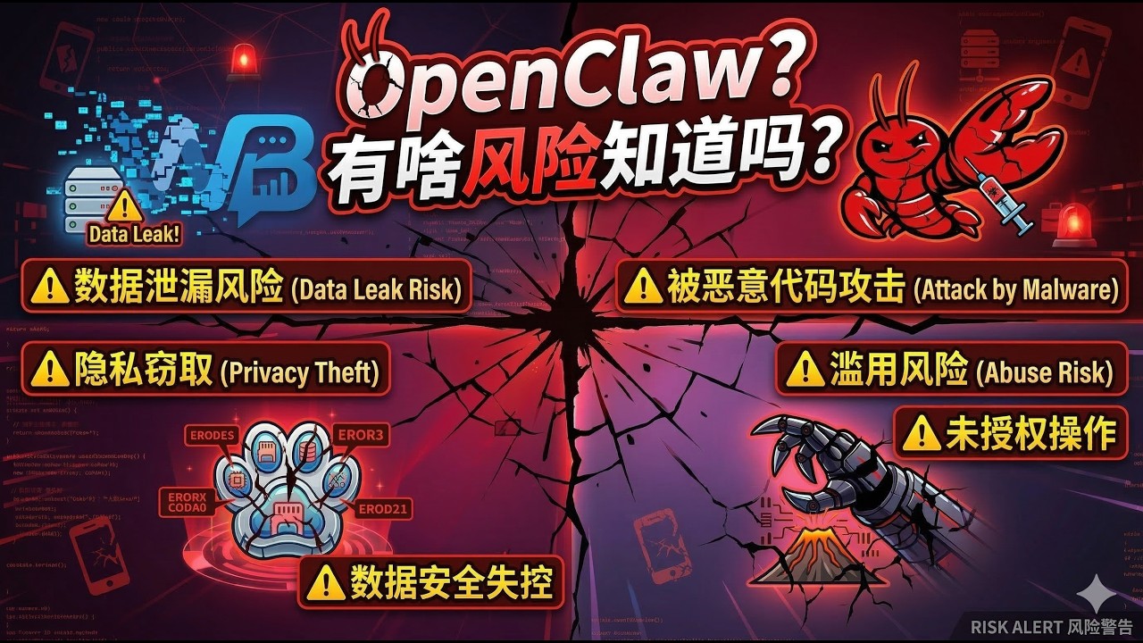 OpenClaw? 有啥风险？