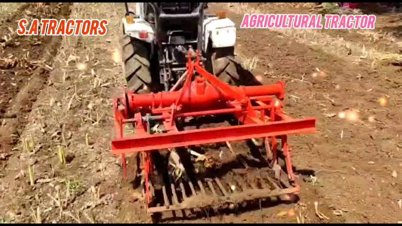 Mini tractors turmeric cultivator machines