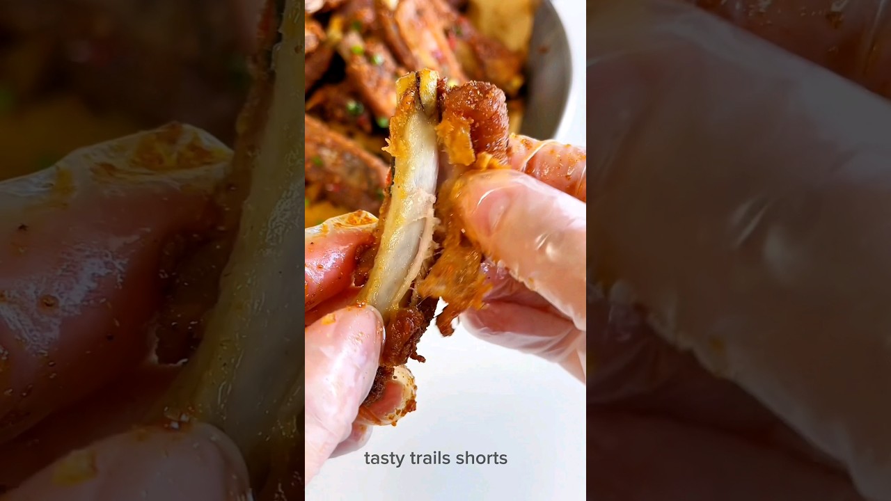 Tasty😋Garlic Cumin Ribs (#shorts #viral #food )