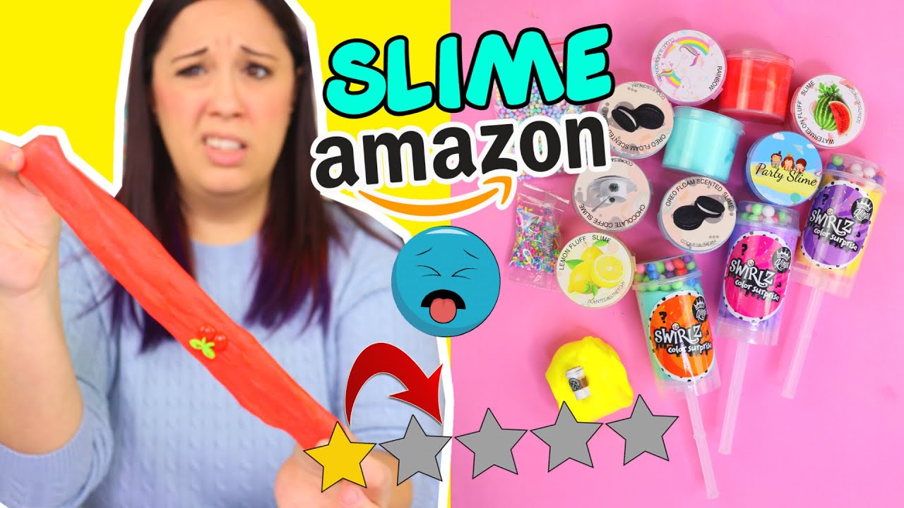 SLIME COMPRATI da AMAZON ORRIBILI da 1 STELLA! SARA' VERO?