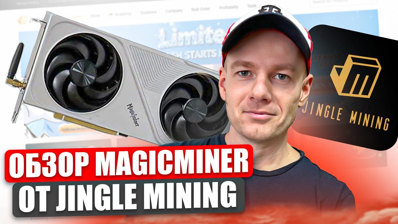 Майнер размером с видеокарту - ставишь в ПК и добываешь BTC! Magicminer от Jingle Mining!