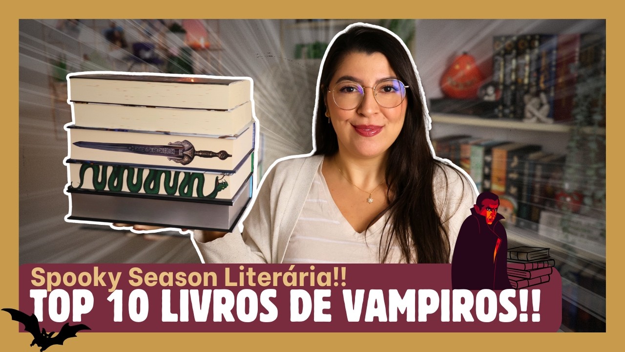 🦇 Vampiros, paixão e terror — os 10 melhores livros pra quem ama esse lado sombrio!