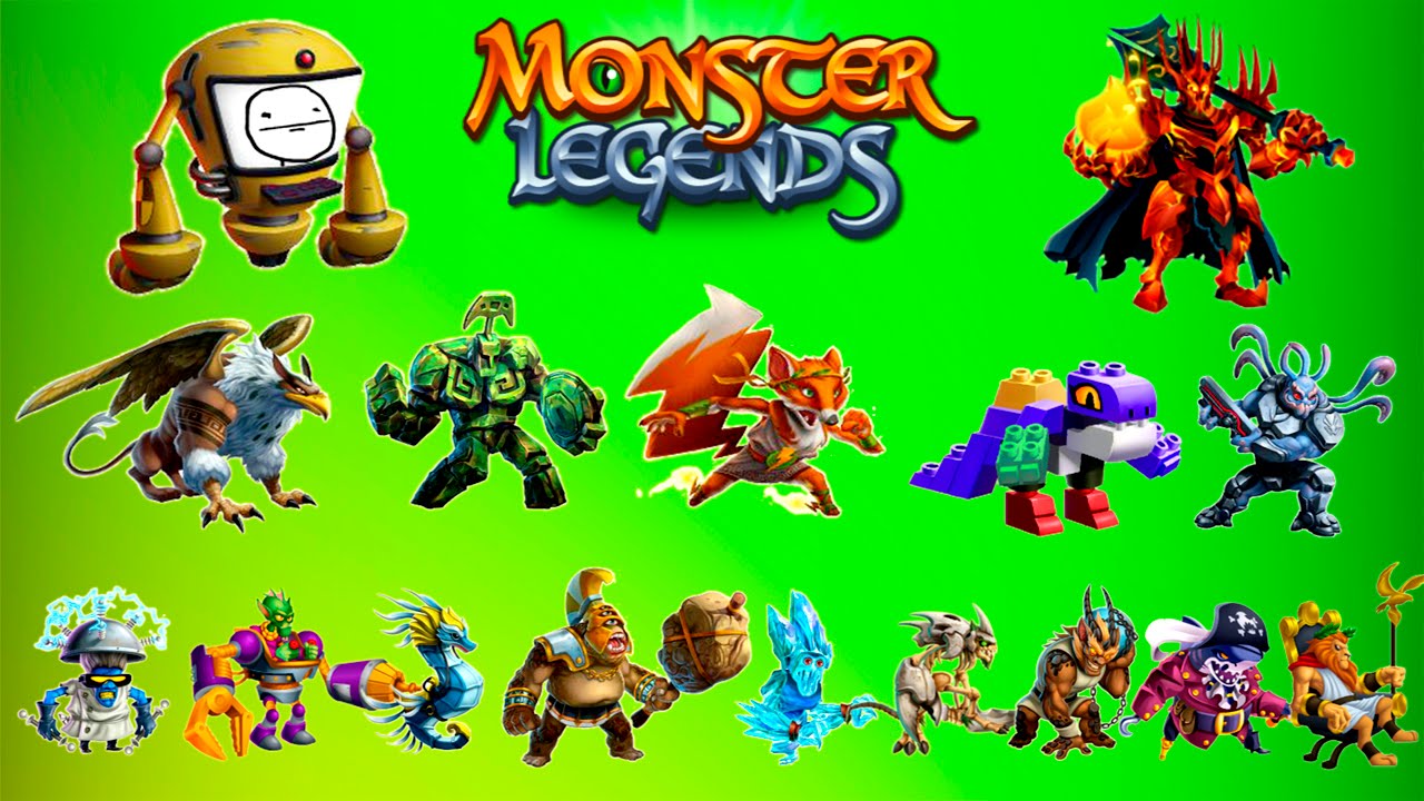 Monster Legends - THE BEST LEGENDARY ATTACKS - Ataques Especiales De los Monstruos
