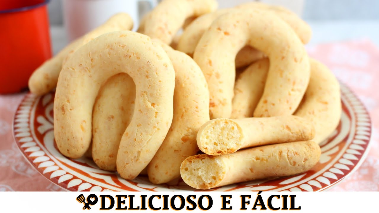BISCOITO DE QUEIJO FÁCIL - RECEITAS QUE AMO