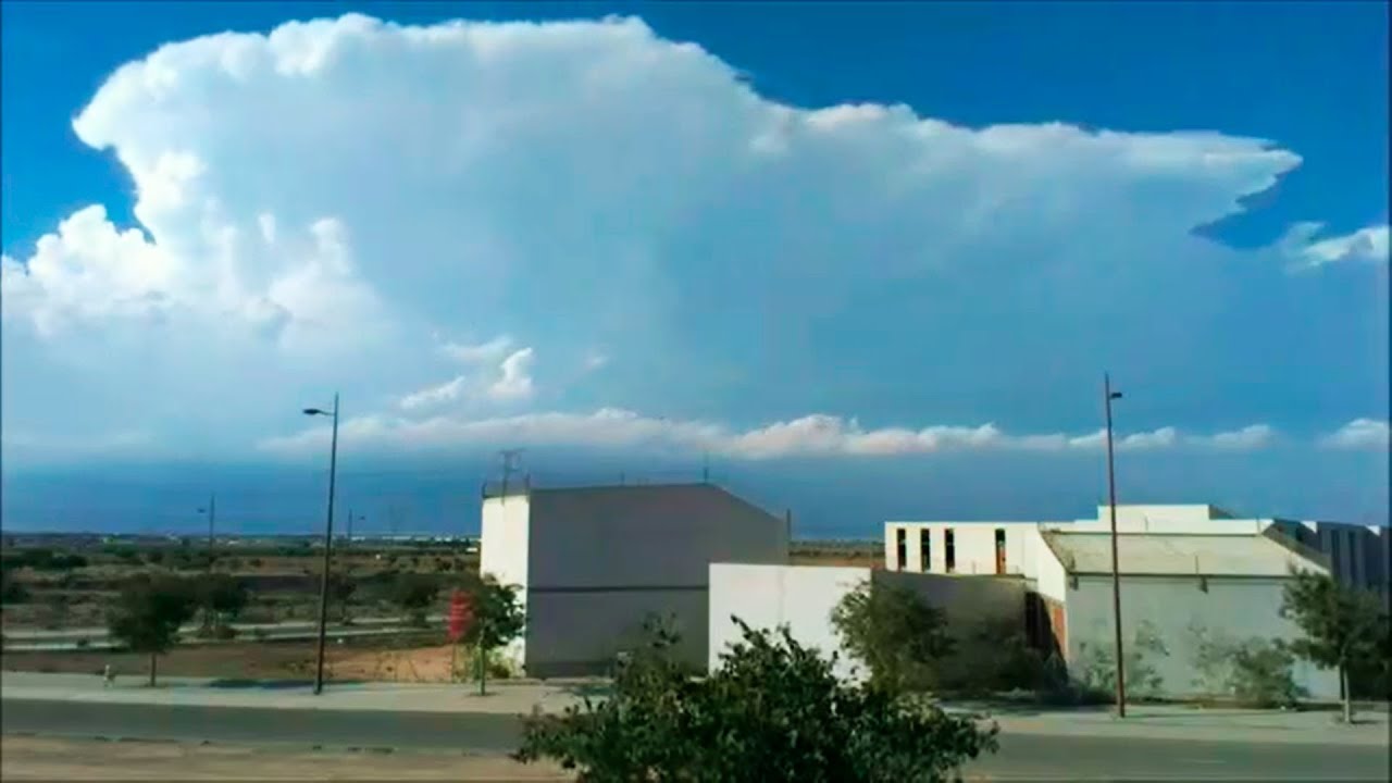 La Tormenta crece. Formación de un Cumulonimbo (Time Lapse). Murcia, Septiembre 2014