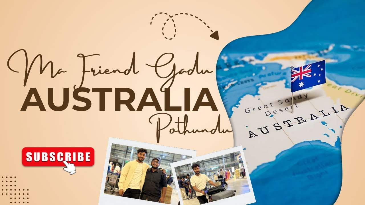 Ma Friend Gadu Australia Pothundu | Vlog | Part - 1 | #telugu #viral #trending #travelvlog 