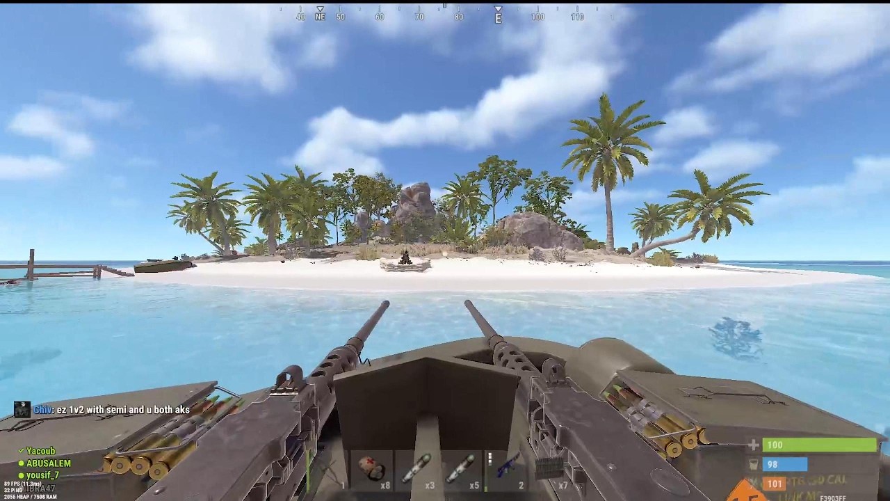 RUST الحلقه 1 ستكشاف الجزيرة الجديدة