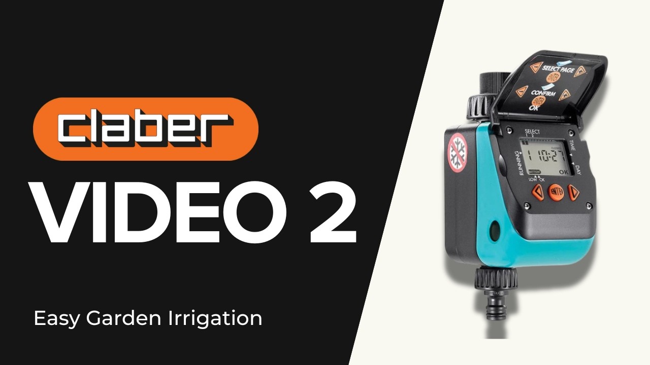 Claber Video 2 Water Timer Tutorial | How to Program & Set Up