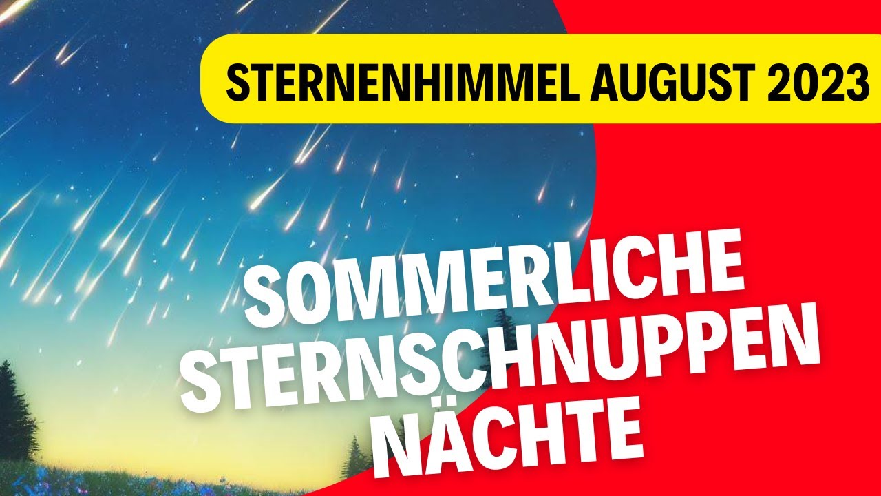Sternenhimmel und Planeten im August 2023