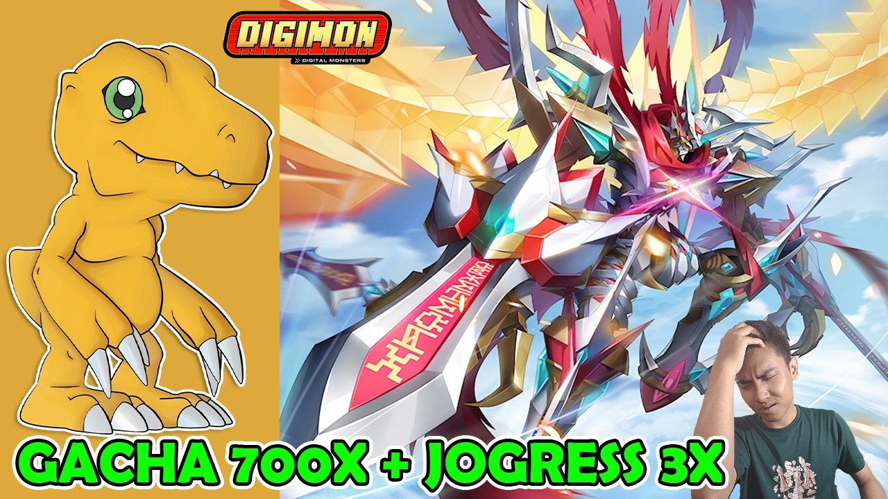 GACHA LAGI 700X! PERJUANGAN UNTUK MENDAPATKAN JESMON DI GAME DIGIMON TERBARU - DATAEVO CLASH