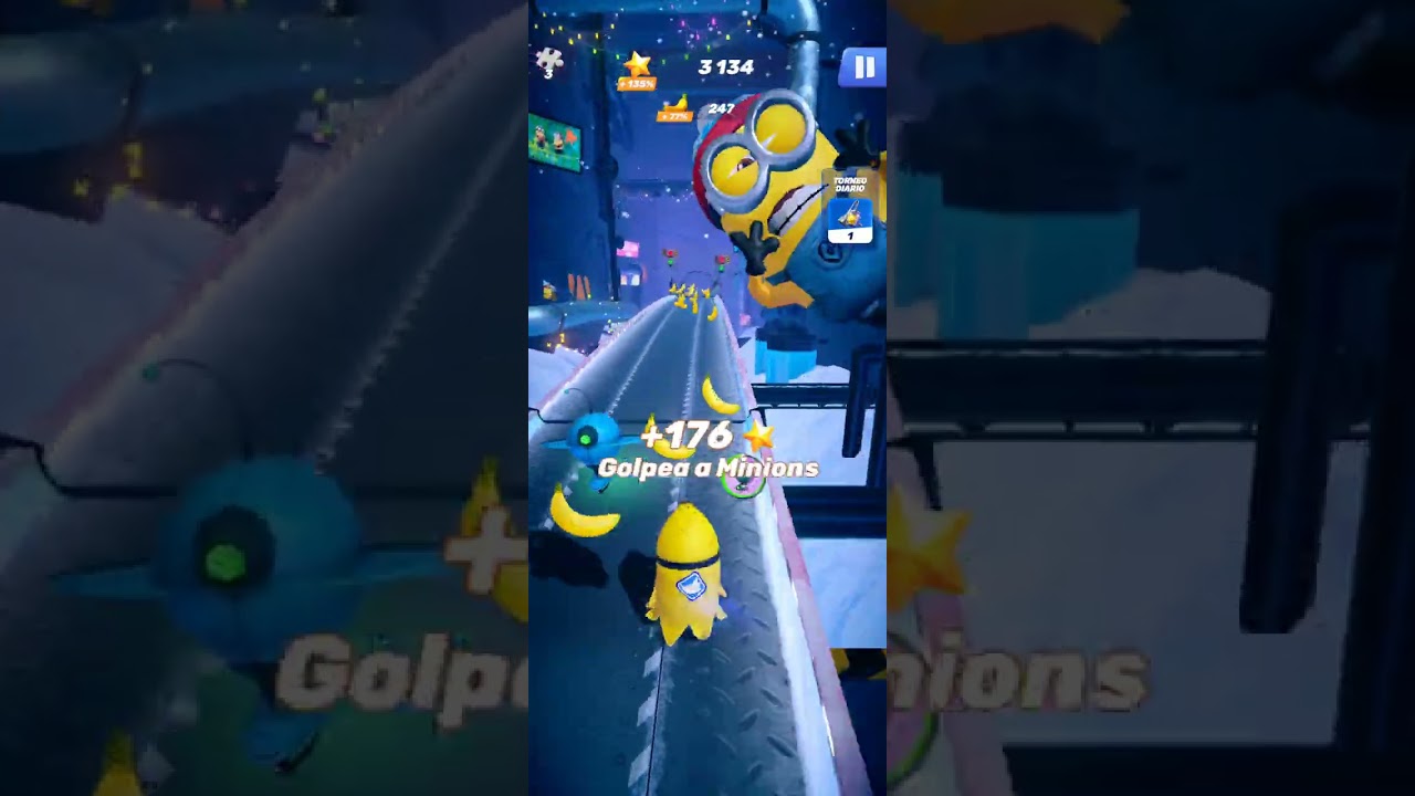 El Minion Rush BANANA 🍌 PLATANO Navideño 