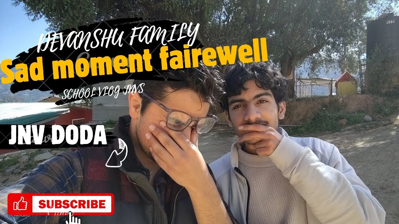 WHY WE GOT EMOTIONAL AT THIS MOMENT 🥹||JNV||DODA ||FAREWELL