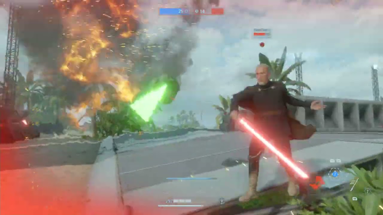 Star Wars battlefront 2 Heroes vs. Villains Yoda Gameplay no commentary