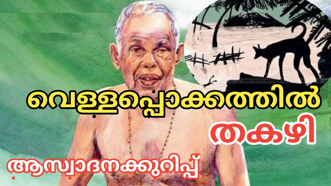 തകഴി : വെള്ളപ്പൊക്കത്തിൽ - ആസ്വാദനക്കുറിപ്പ് | vellapokkathil review | vellapokkathil aswadanakuripp