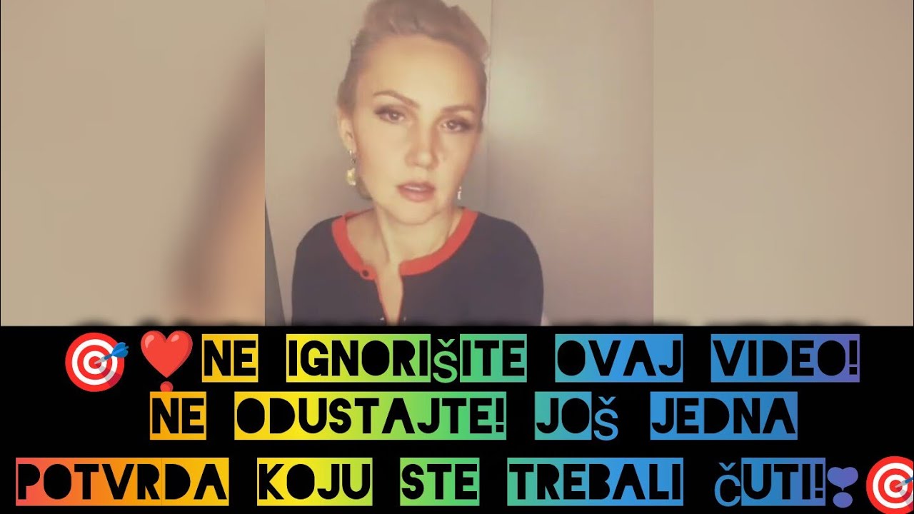 🎯❣️Ne IGNORIŠITE ovaj video! NE ODUSTAJTE! Još jedna potvrda koju ste trebali čuti!❣️🎯