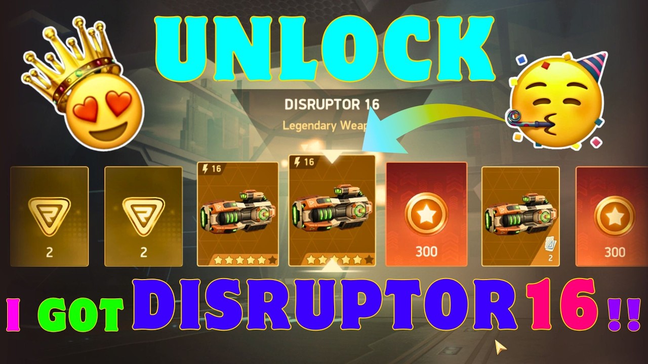 🔥DISRUPTOR 16 Unlock in Mech Arena #mecharenastudent #gaming #games #pcgaming