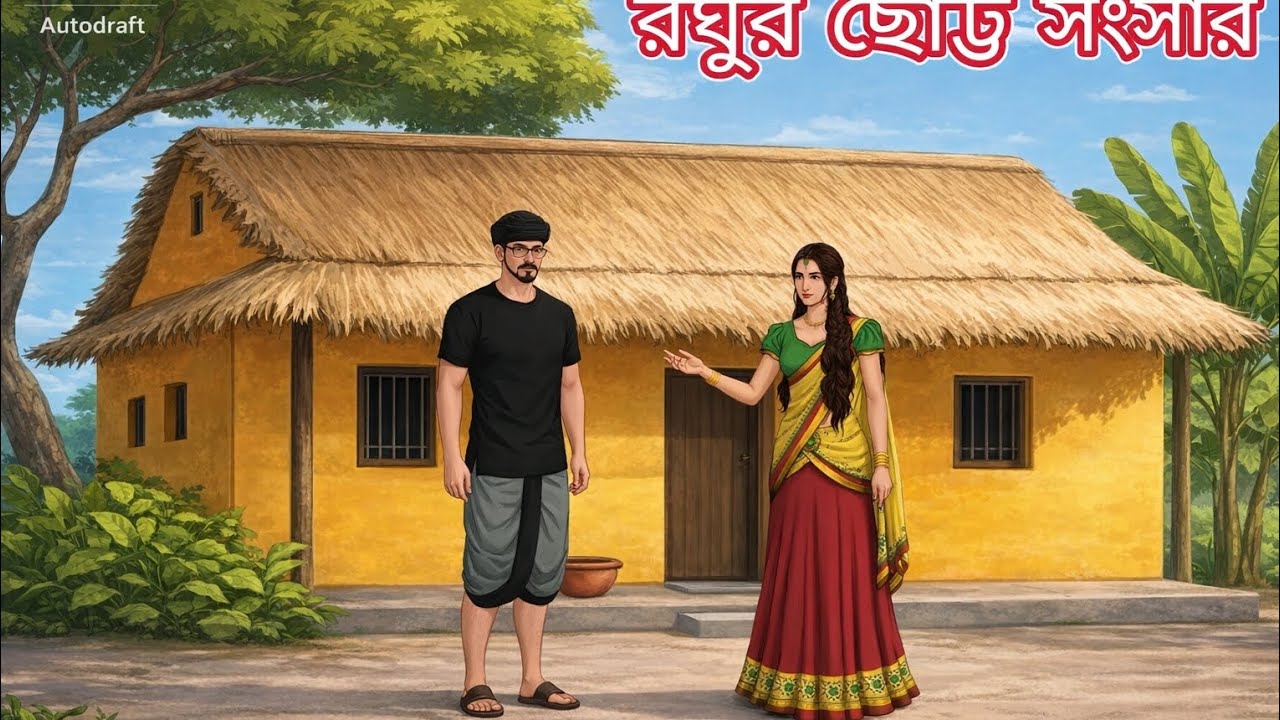 রঘুর ছোট্ট সংসার cartoon story viral