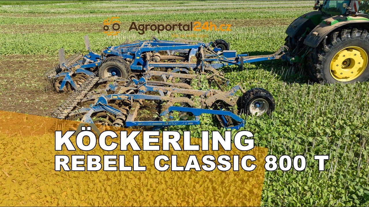 Diskový podmítač Köckerling Rebell classic 800T nachází na Statku Dlouhé Dvory univerzální využití