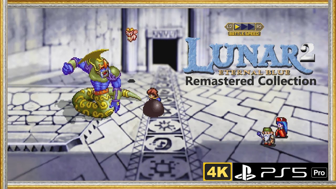 Lunar 2 Eternal Blue 2025 Guardian Boss Fight  - Lunar Remastered Collection PS5 Pro