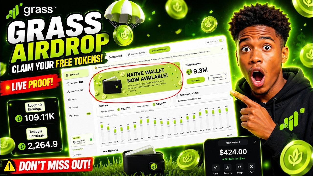 Новое обновление аирдропа Grass, которое мы пропустили | Кошелек Grass Native теперь доступен