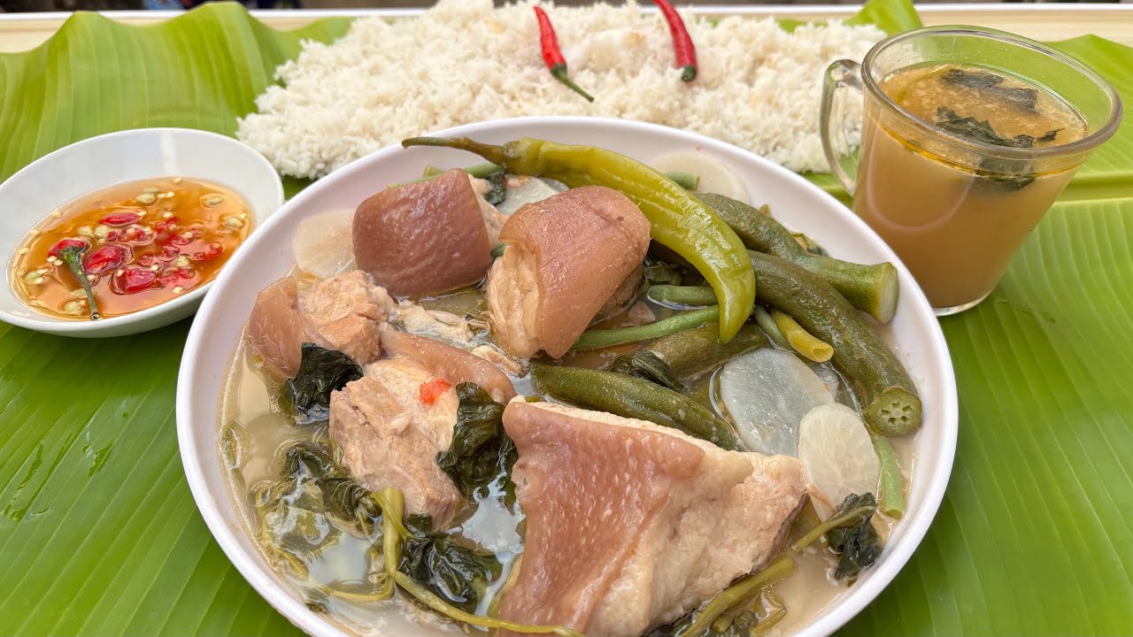 PORK SINIGANG MUKBANG 