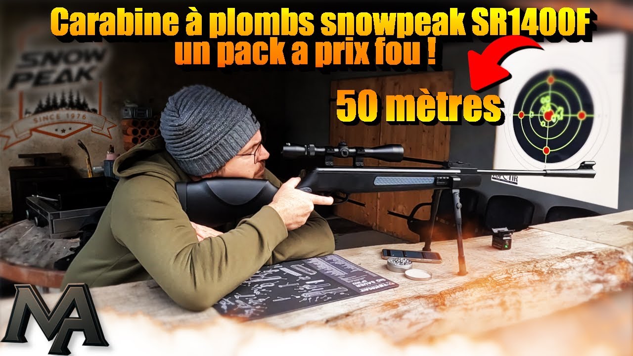 Artemis SR 1400F 4.5mm à plombs ! le pack débutant complet !