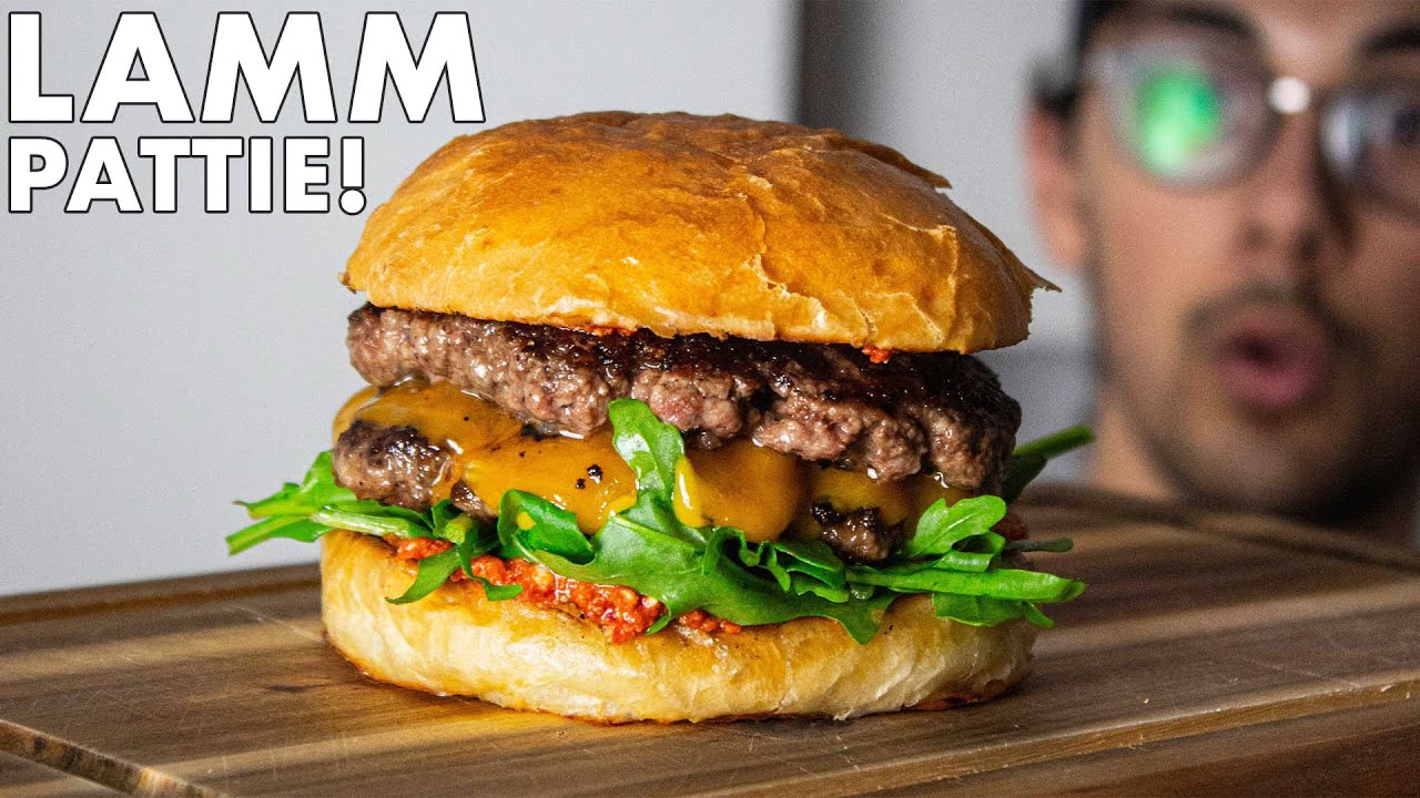 Ein LAMM BURGER PATTY Selber Machen!