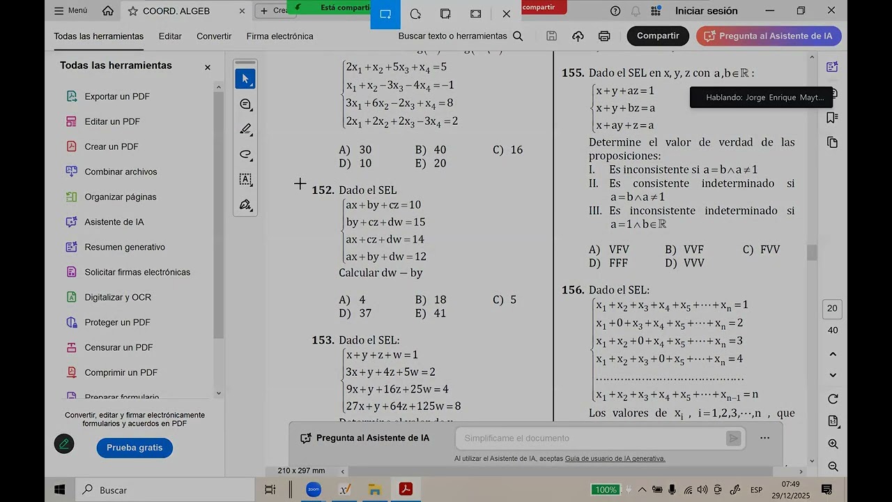 Álgebra 16B | CePreUNI | Jorge Mayta