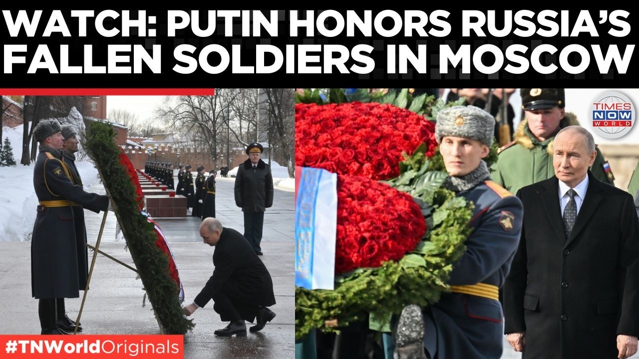WATCH: Putin Lays Wreath at Tomb of the Unknown Soldier