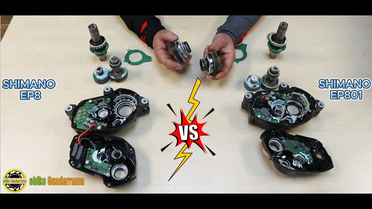 SHIMANO EP8 VS EP801 (MOTOR THOK SORTEO) GRANDES DIFERENCIAS