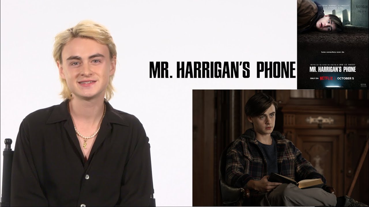 Jaeden Martell Talks about MR. HARRIGAN'S PHONE & Stephen King