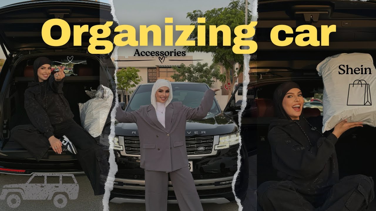 Ultimate Guide to Organizing Car Accessories 🌸🚗|أغرب المشتريات لسيارتي  الجديدة 🫧🙈✨