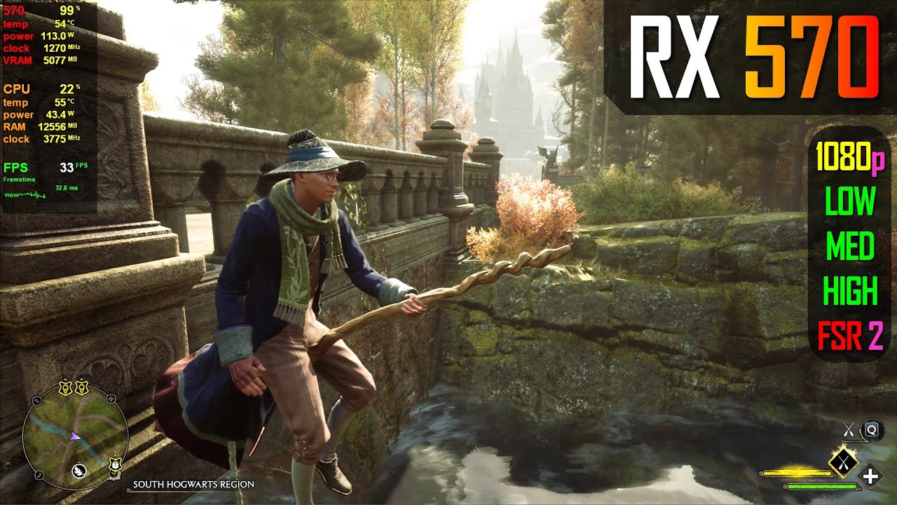 RX 570 - Hogwarts Legacy