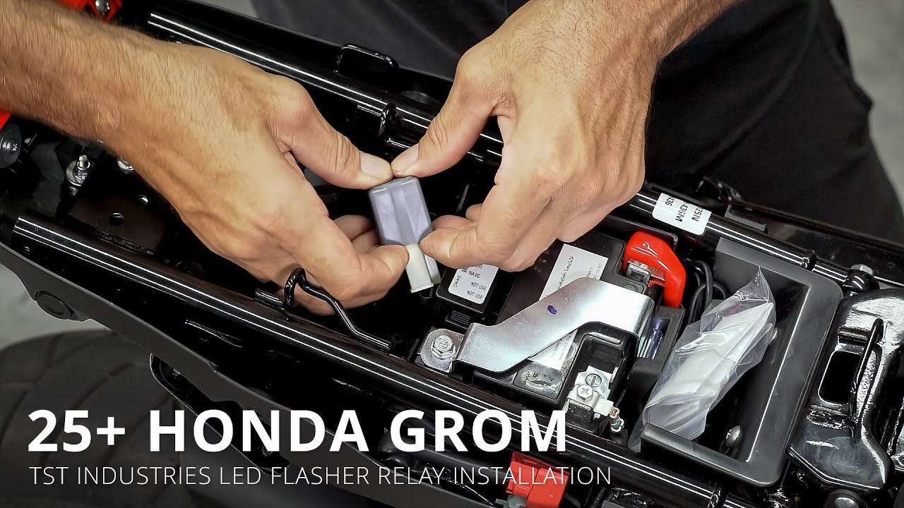 How to Install LED Flasher Relay on 2025+ Honda Grom by TST Industries