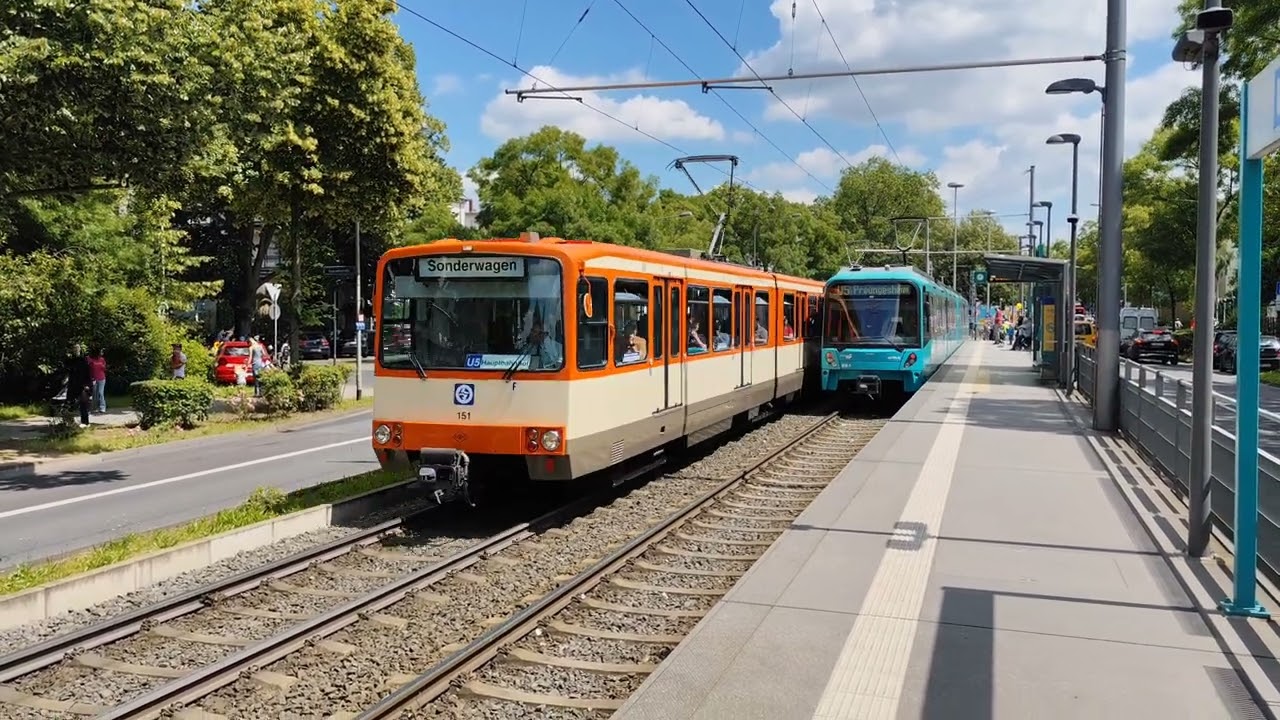 50 Jahre B Streckentunnel mit U2 und U3 Wagen 4K