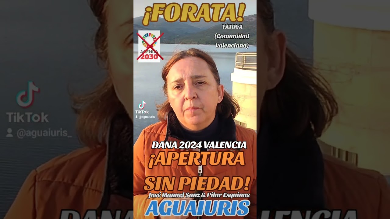 😰💦DANA&iexcl;&iexcl;&iexcl;ABRIERON LAS PRESAS CON NOCTURNIDAD Y ALEVOS&Iacute;A!!!PRESA DE FORATA CON COMPUERTAS ABIERTAS.💦😰