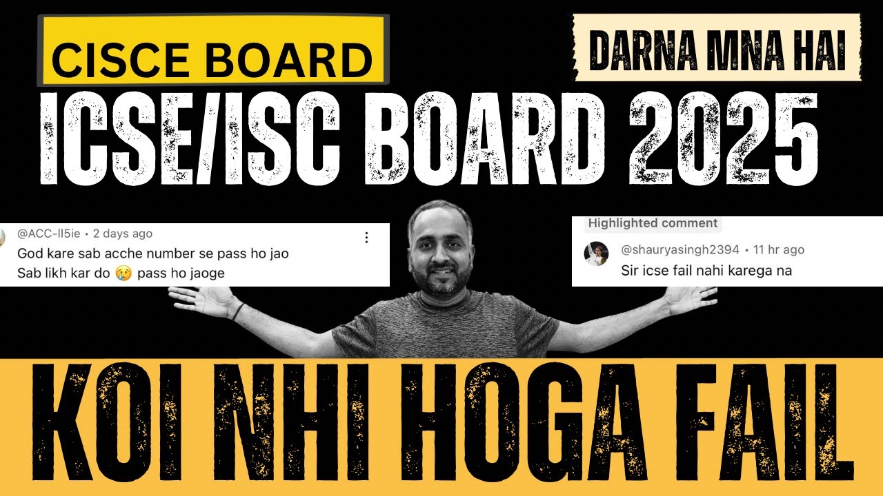 ICSE/ISC 2025 Koi Nhi Hoga Fail🔥