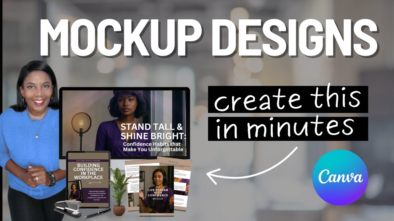 How to Create Digital Product Mockups in Canva