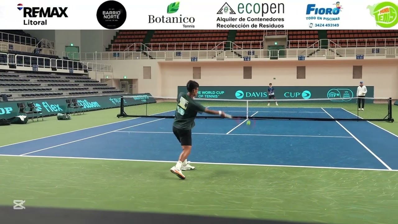 ENTRENAMIENTO COPA DAVIS ARGENTINA EN COREA DEL SUR