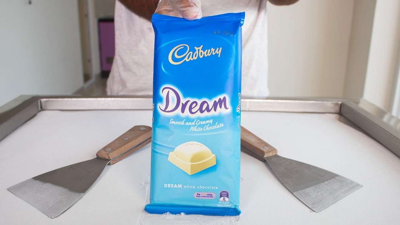 CADBURY DREAM ICE CREAM ROLLS - SATISFYING ASMR