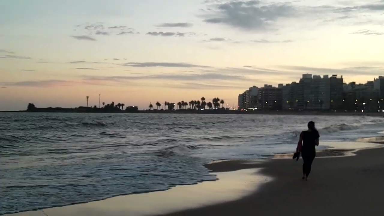 Desde la Rambla Republica del Peru en Montevideo Uruguay. 