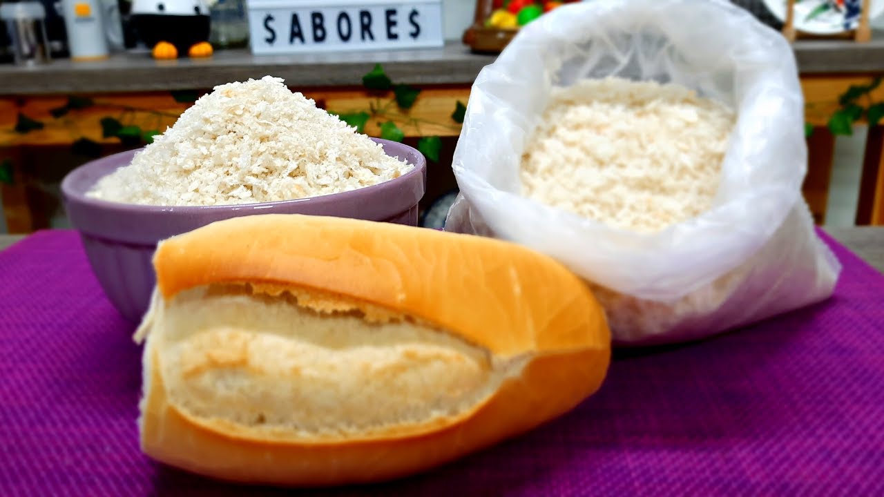 COMO FAZER FARINHA PANKO | Somente com 1 ingrediente  😲