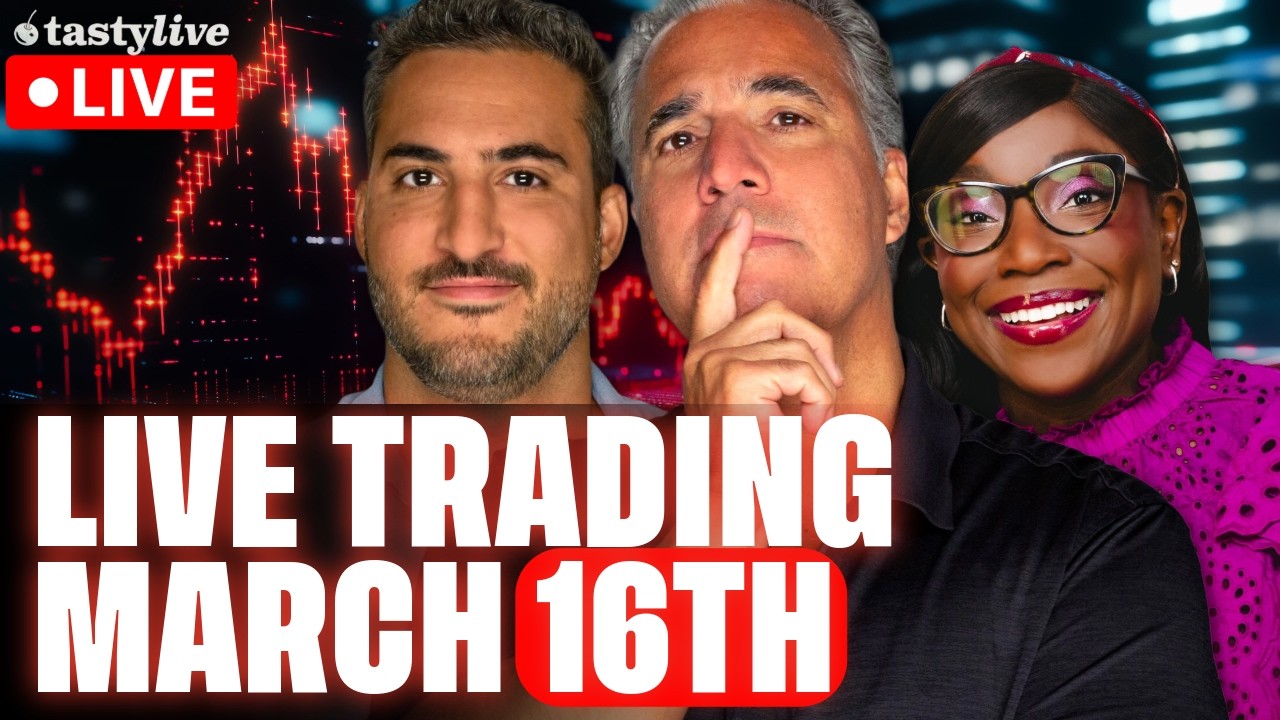 March 16th, 2026 LIVE Stocks, Options & Futures Trading with Pros!(Market Open, Last Call & More)