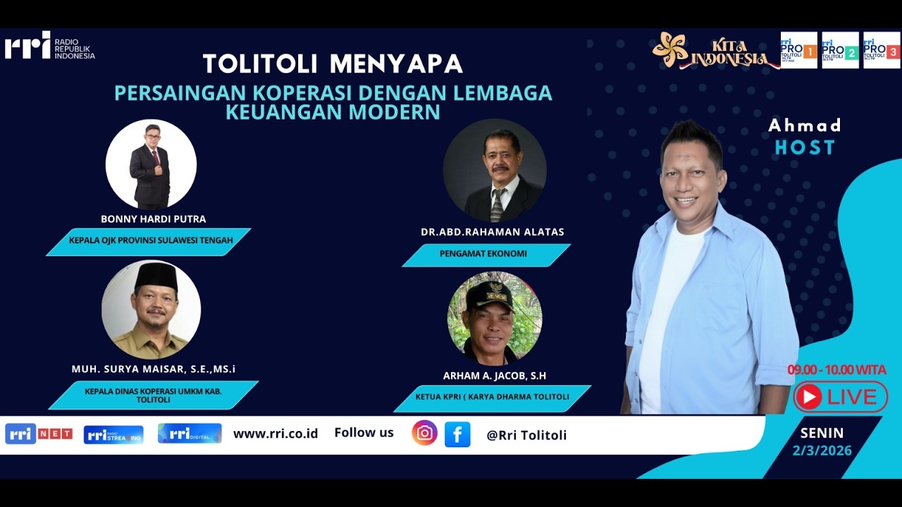 TOLITOLI MENYAPA - PERSAINGAN KOPERASI DENGAN LEMBAGA KEUANGAN MODERN
