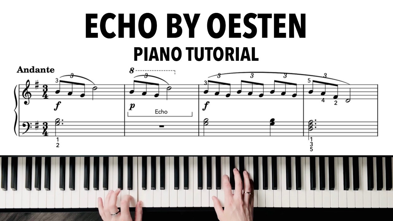 Beginner Piano Course Level 2 | 65. Echo by T. Oesten op.61 nr.15