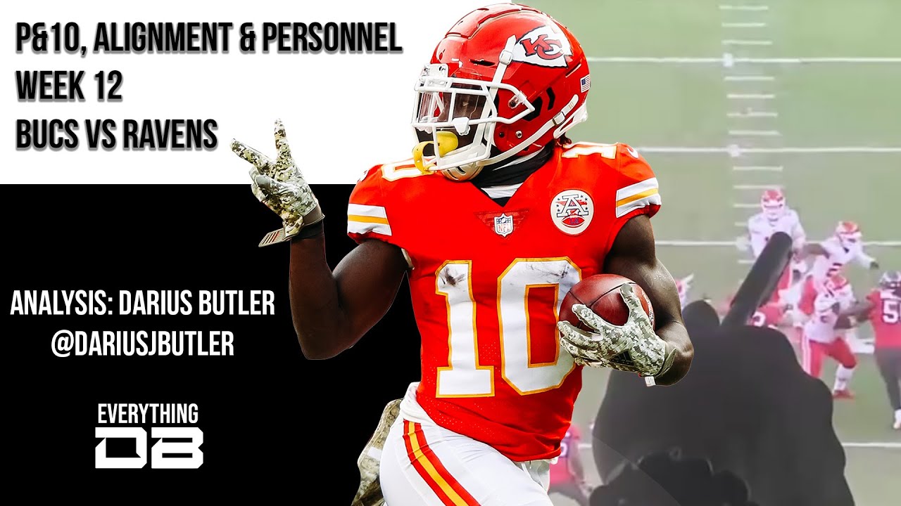 P&10, Alignment, & Personnel (Bucs vs. Chiefs Week 12) Analysis by Darius Butler